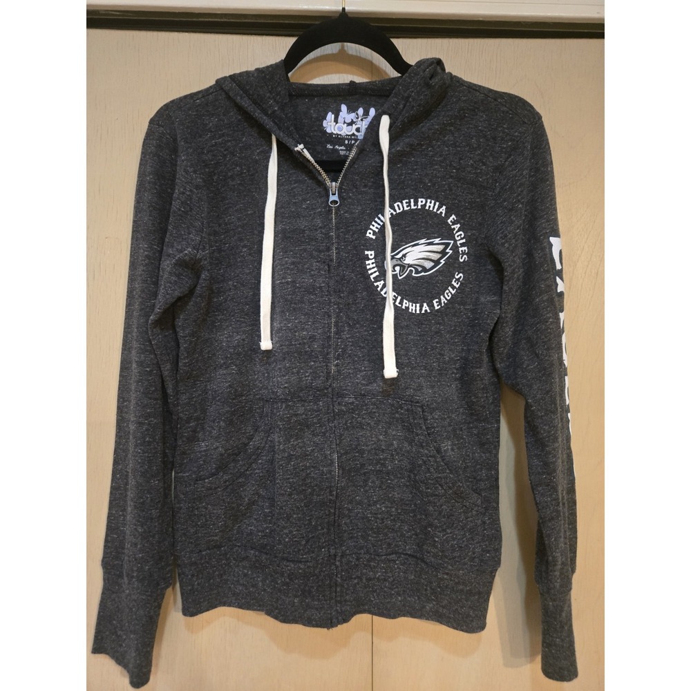 Philadelphia Eagles Zip Hoodie Touch by Alyssa Milano Women's S/P Full Zip